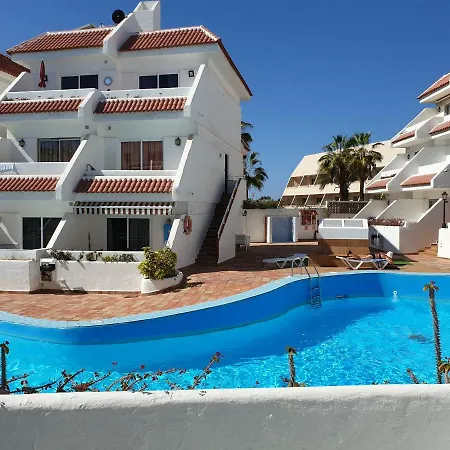 Casa Flores With Heated Pool, Only 490 Meters To The Beach, Balcony, Wifi Arona (Tenerife)
